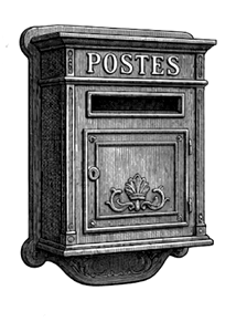 Boîte aux lettres, gravure